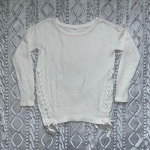 Garage Long White Sweater